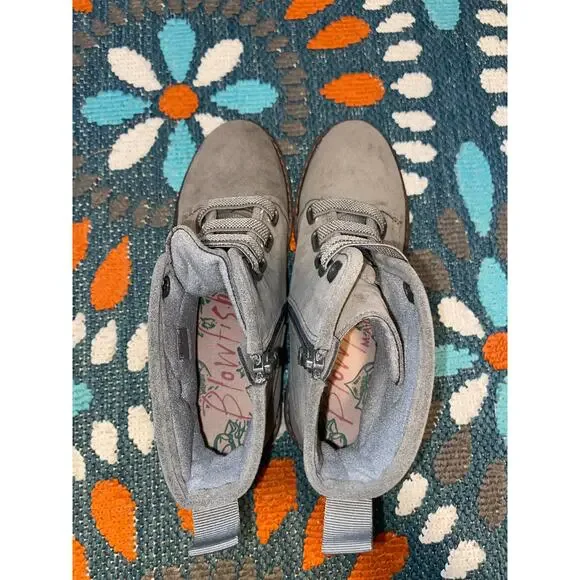 Blowfish Malibu Gray Combat Boots – Size 8.5 - Picture 3 of 11